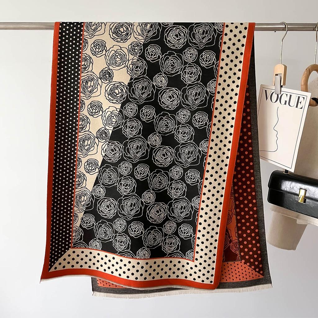 Luxury Thick Blanket Shawl Winter Warm Print Cashmere Scarf Women New Wraps Bufanda Pashmina Female Travel Poncho Stoles