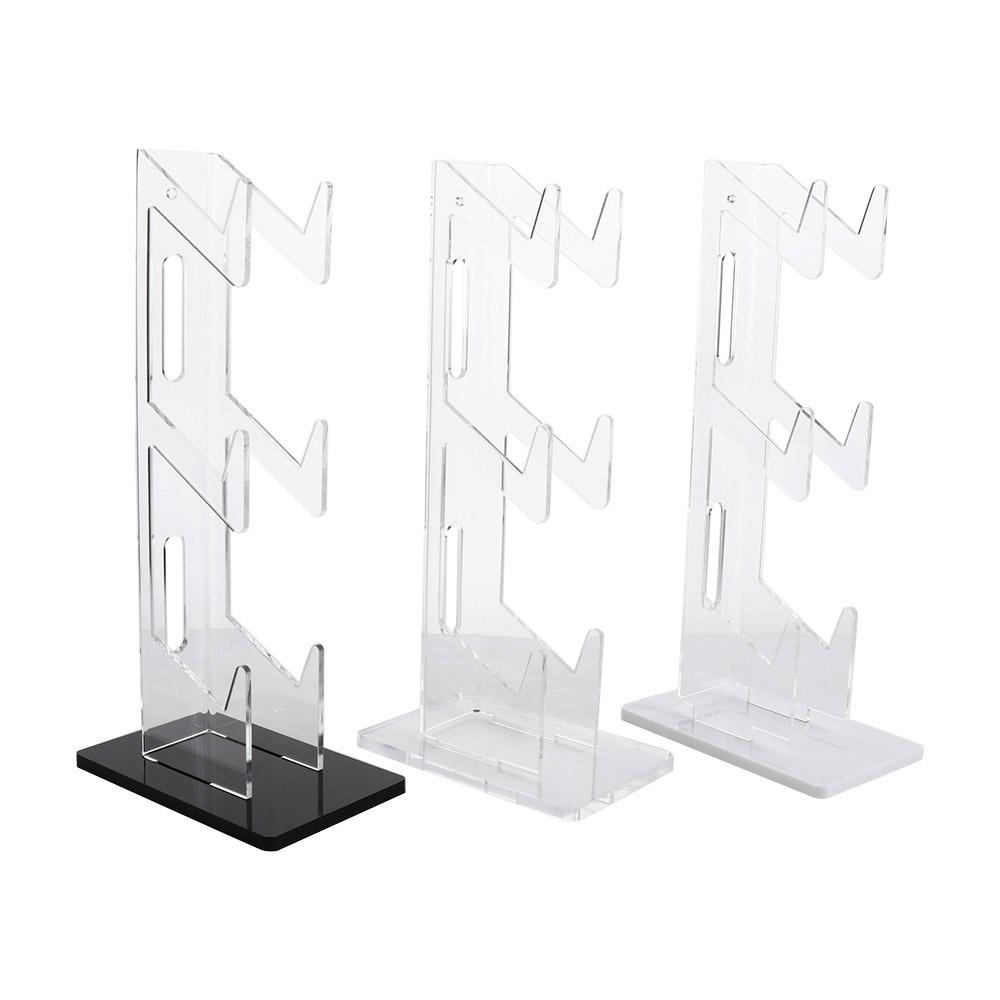 White Game Handle Display Stand Acrylic 3-Layer Controller Holder Durable   Desktop