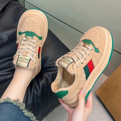 Весна 2025 новая обувь женская универсальная студенческая уличная обувь с юбками повседневная дышащая обувь на платформе модная женская обувь