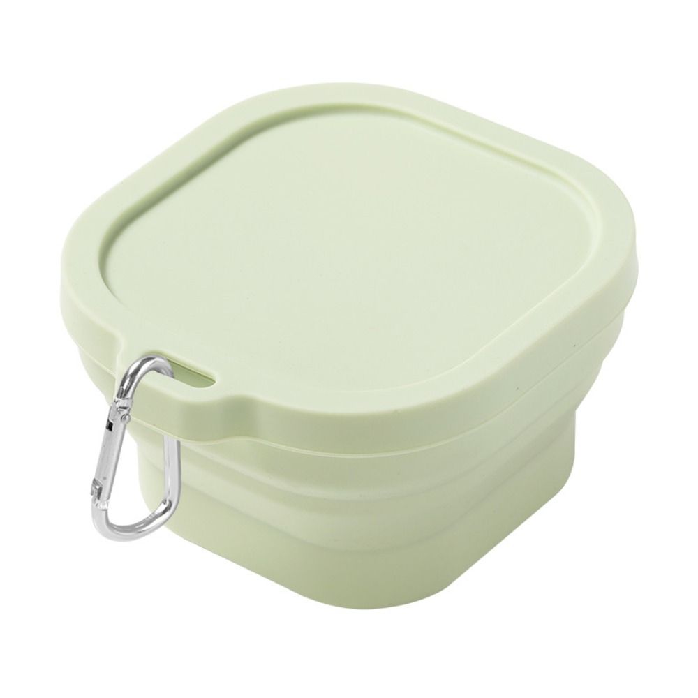 Портативный складной ланч-бокс 400 мл, контейнер для хранения продуктов, большая емкость, походные миски для путешествий