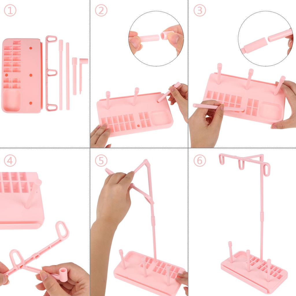 2 шт. подставки для катушек с нитью и 6 шт. небольшие зажимы для швейной шпульки, легкий вес