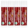 Mild By Nature, Sierra Bees™, Органический бальзам для губ, Черная вишня, 4 шт., 4,25 г (0,15 унции) Каждый
