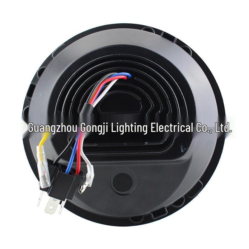 7-inch LED Headlight 50W High-Brightness High/Low Beam for Harley & Wrangler Motorcycles