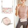 For Xiaomi Redmi Note 13 Pro 5G/Poco X6 5G Leather Case with Shoulder Strap Marble Pattern Phone Stand Cover