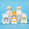 Игрушка-фигурка Mofusand Кот-Акула Игрушка с головным убором акулы Кавайная Декор для спальни и рабочего стола Коллекционная Сюрприз Подарок