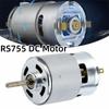 Мотор для газонокосилки с длинным валом 12В постоянного тока Мотор для триммера от сорняков Надежный DC мотор RS755 Запасные части