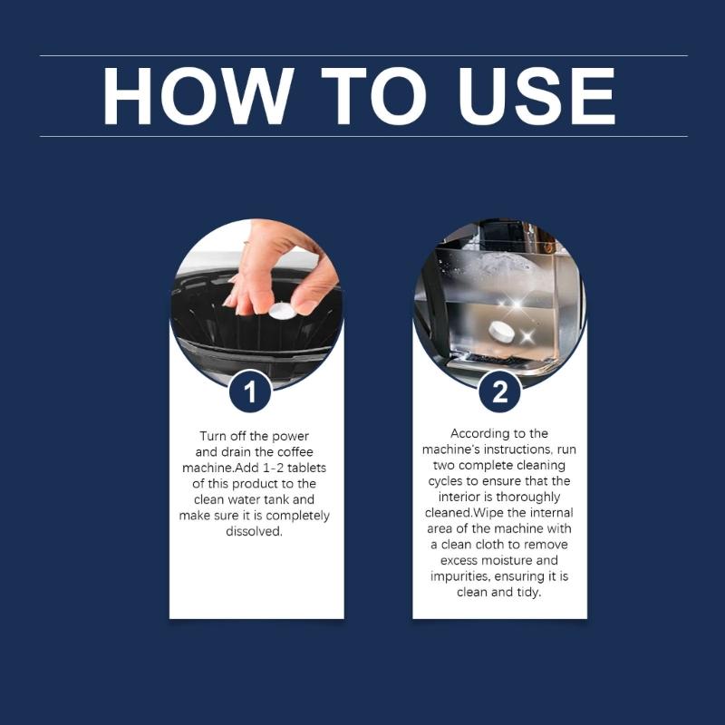 Coffee Machine Descaling Tablets Espresso Machine Cleaning Tablets Coffee Grinder Maintenance Accessories