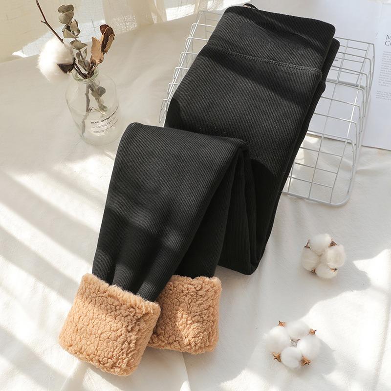 Зимние толстые теплые леггинсы женские с высокой талией утягивающие колготки флисовые зимние брюки женская термоодежда