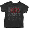 Официальная детская футболка KISS Army для мальчиков.
