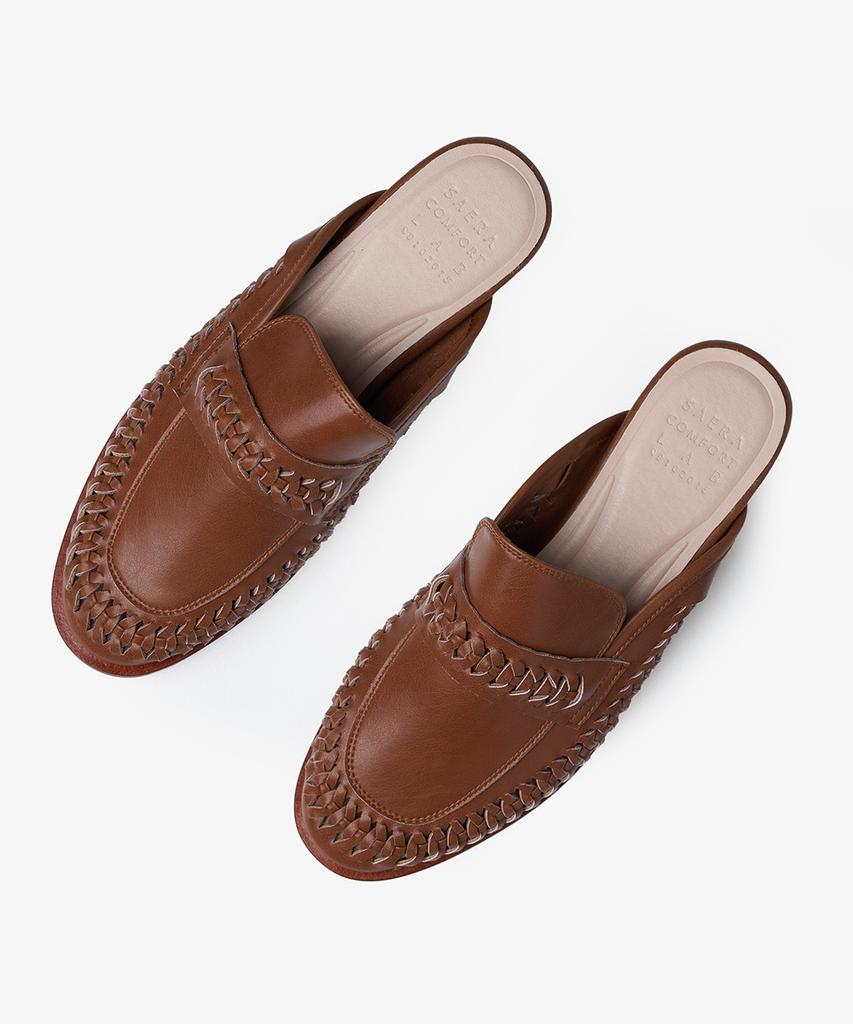 Кожаная мюля Saera Classic Weaving K56M503