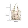 Embroidered Butterfly Canvas Lace Bag Large Capacity Versatile Shoulder Bag For Women Travel Shopping Tote Handbags CLE