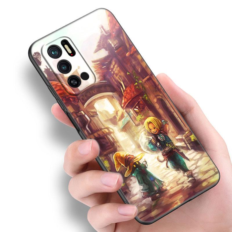 Game Final Fantasy Black Silicone Phone Case For Xiaomi Redmi Note 10 11 11S 12 13 4G 8 9 11T Pro 5G Plus 8T 9S 10S 12S