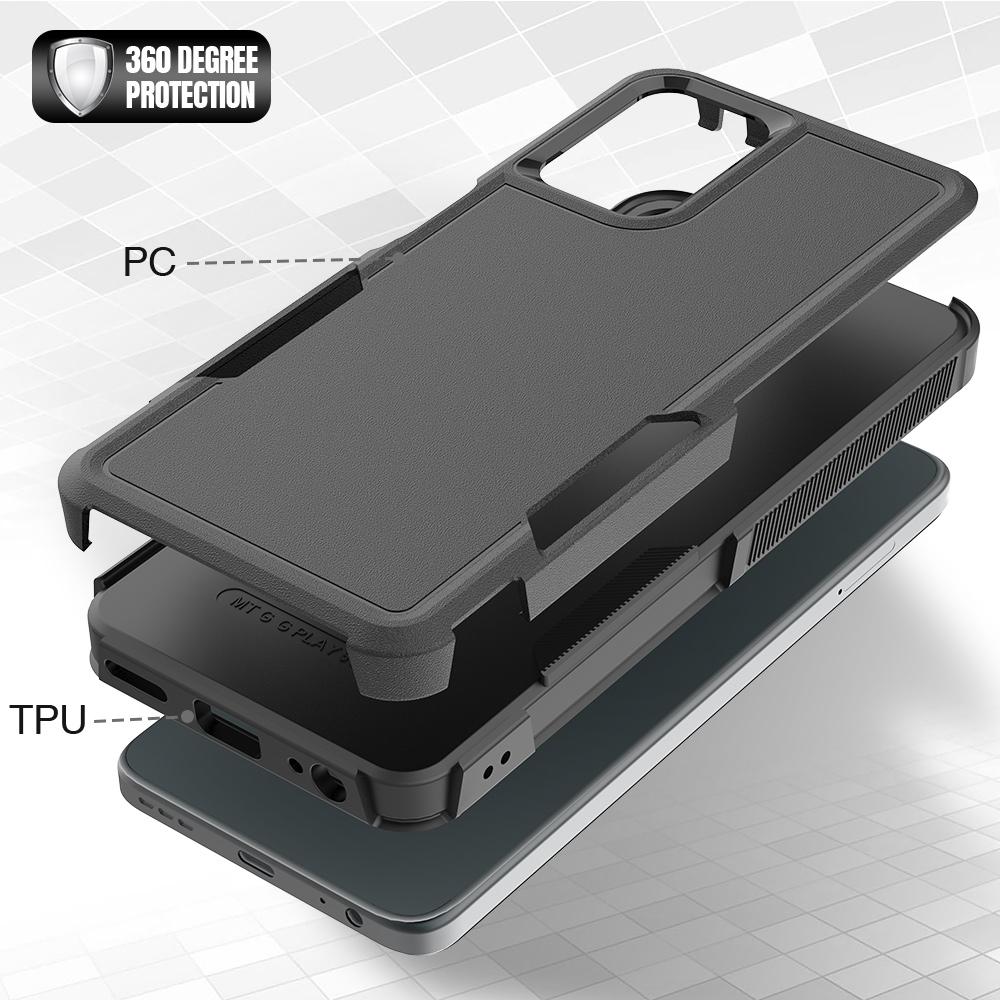 for Moto G 5G Protective Phone Case Shockproof Case ,Dual Layer Hard Cover for Motorola G 5G With Screen Protector