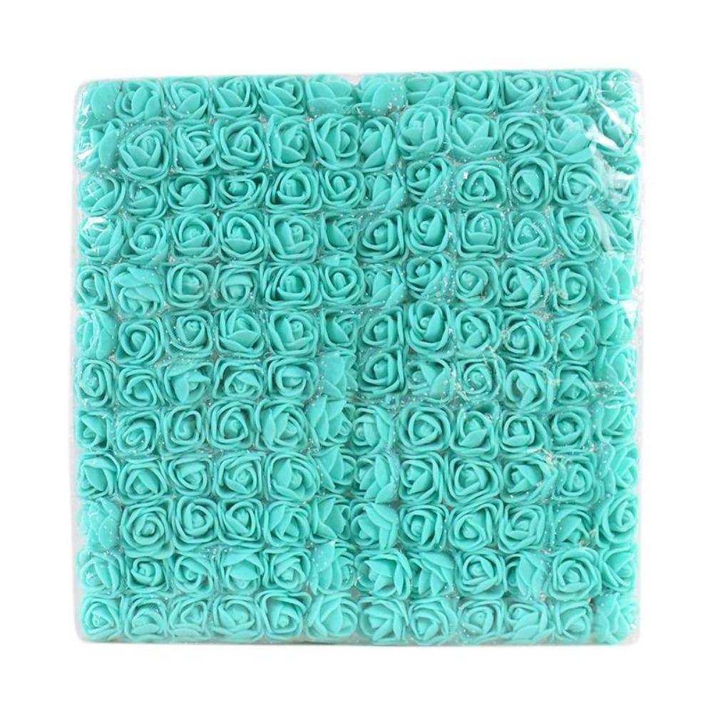 144/288 шт. Мини Кружевная Роза Искусственный Цветок Маленькие Головки Роз из Пенопласта Свадебное Украшение DIY Ремесло Букетные Принадлежности