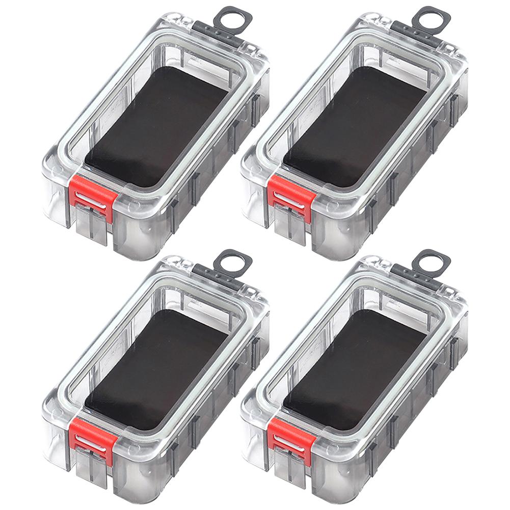 Водонепроницаемый ящик для рыболовных снастей Светящийся кейс для хранения приманок и крючков Расширяемые коробки-органайзеры для инструментов для карповой рыбалки Рыболовные аксессуары