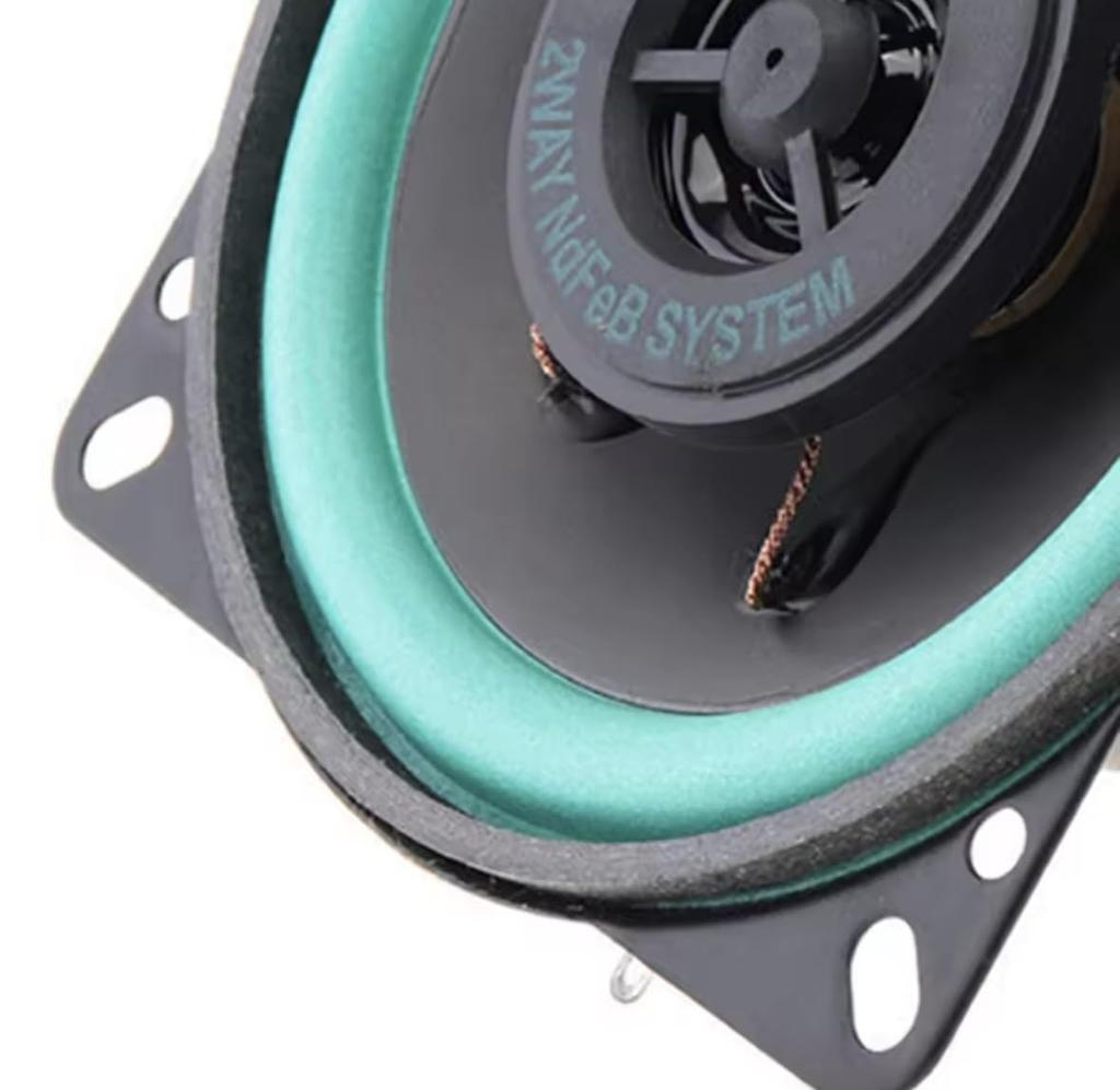 Автомобильный динамик 10 см Динамик Коаксиальный тип Набор из 2 штук 100 Вт Замена Ремонт Оригинальный Совместимый продукт [Deepa Ribusu] 2-полосный