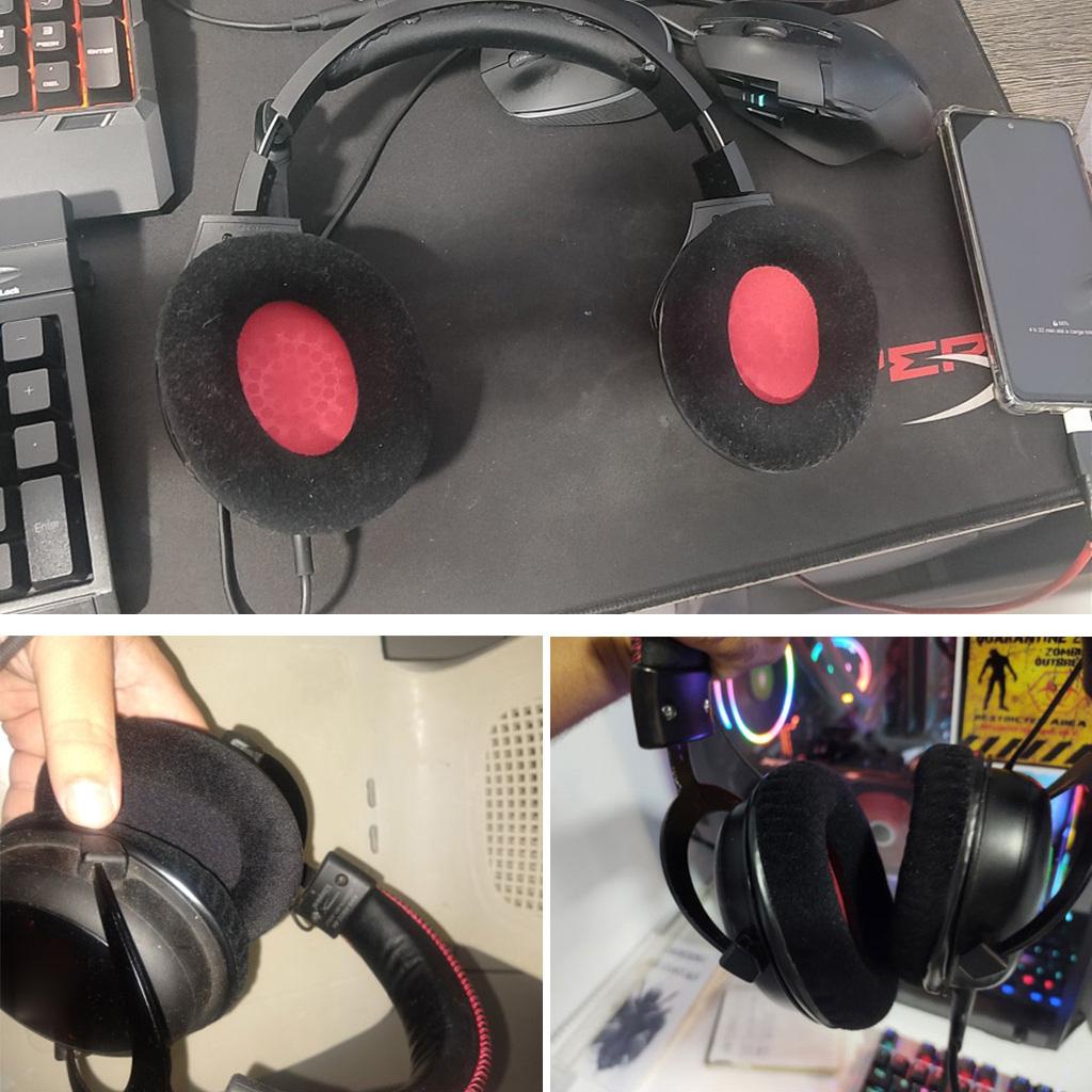 Игровые наушники Амбушюры Подушечка Дышащая для KHX-HSCP Hyper X Cloud II 2 HSCD Мягкий Чехол для Наушников