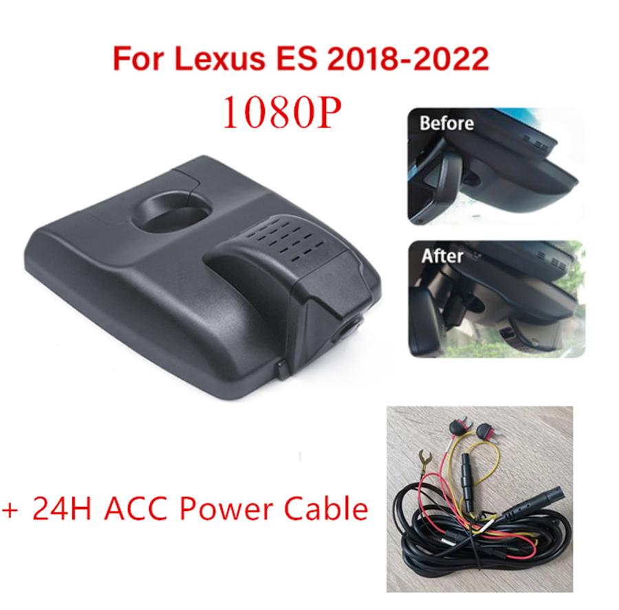 Автомобильный 1080P HD WiFi DVR Видеорегистратор для Lexus ES Series 18-20