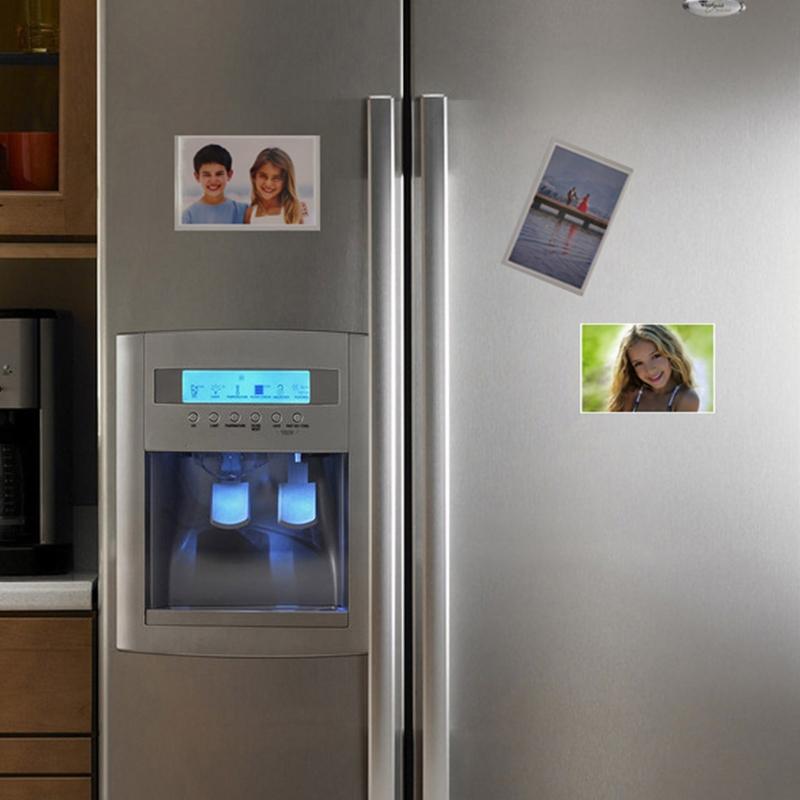 10 шт. магнитные рамки для фотографий на холодильник, рамки для коллажей для холодильника и металлических поверхностей 5x7 дюймов/4x6 дюймов