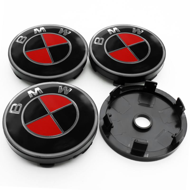 4Pc 56mm+60mm Car Logo Wheel Center Cap Emblem For BMW M Performance E46 E90 E60 F10 E39 F30 E36 F20 E87 E90 E70 Hub Cover Badge