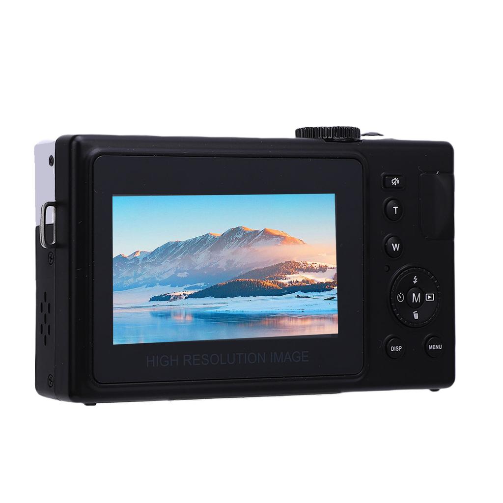 4K Digital Camera for Photography Auto 6 P HD Camera with 10 Filters Front Flash 3 Inch Screen