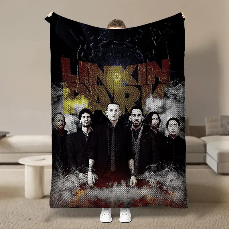 Rock Band L-Linkin Cool P-Park Blanket Soft Fluffy Throw Luxury Blanket Throw Kid Adult Sofa Bed Blanket Cover Travel Throw Gift