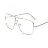 Vintage Gold Metal Frame Eyeglasses Women Sun Glasses Retro Square Optical Lens Eyewear Nerd Clear Lens Glasses Oculos