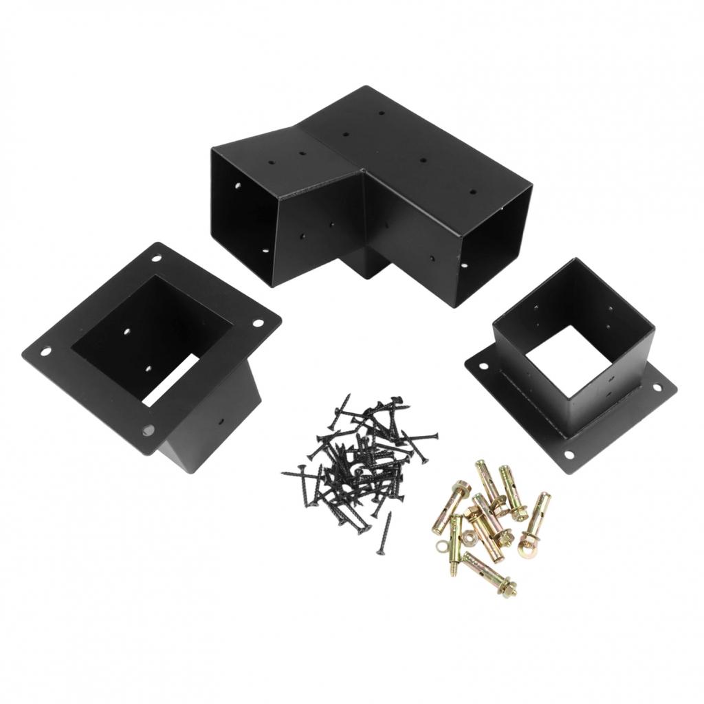 Wall Mounted Pergola Brackets For Slanted Roofs Hardware For 4x4 Posts