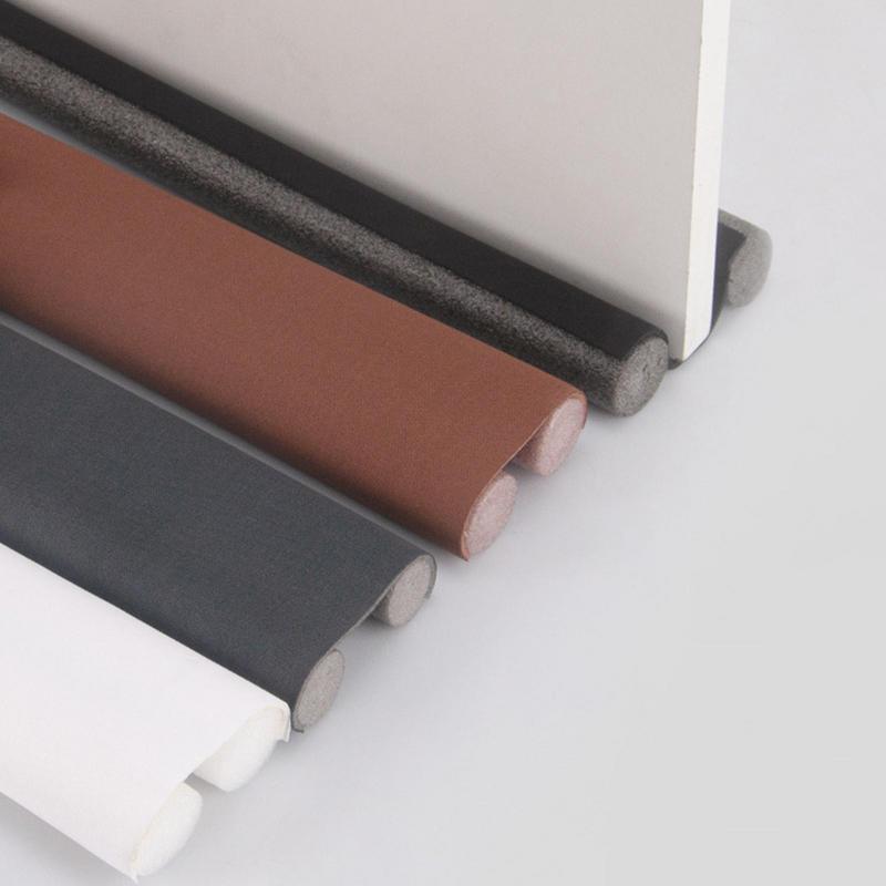 Блокатор шума под дверью Регулируемая уплотнительная лента для двери Блокатор сквозняка для окна Противоударные Пыленепроницаемые Звукоизоляционные ленты