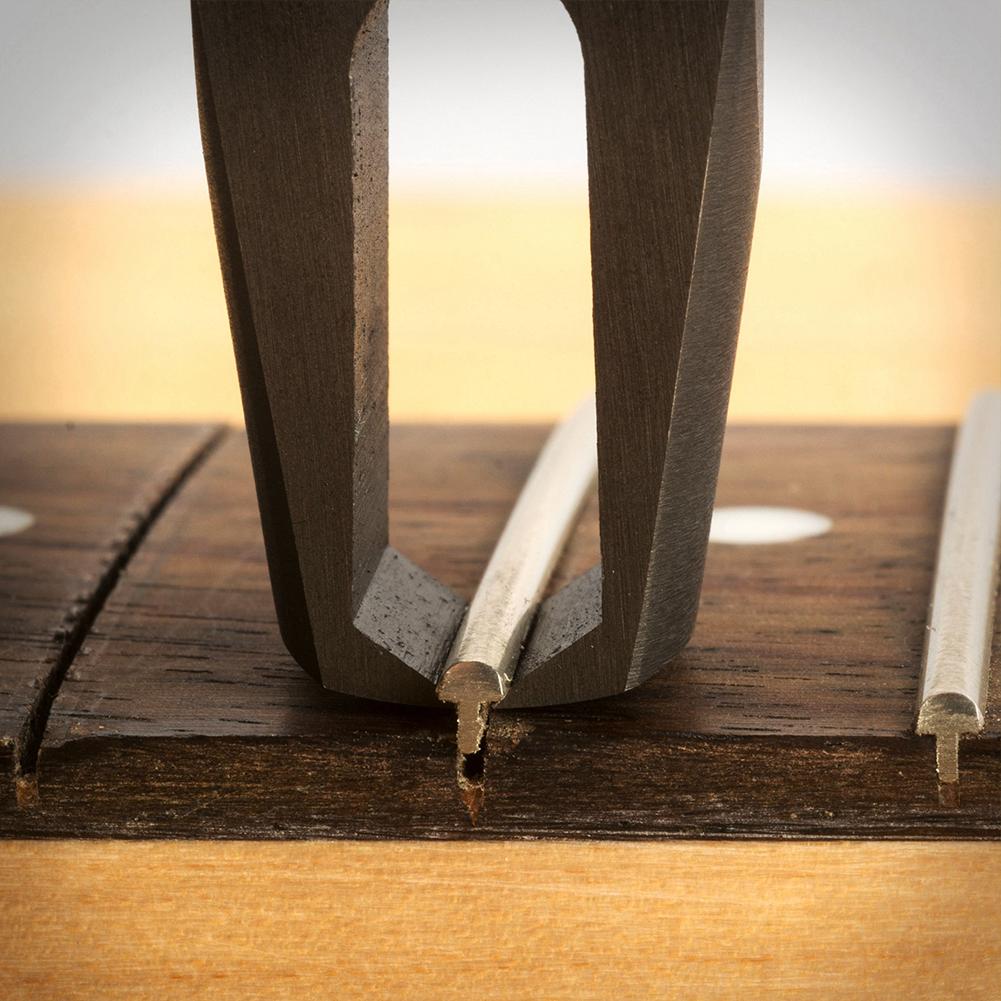 Плоскогубцы для гитары Плоская головка Инструмент для выдергивания ладов гитары Плоскогубцы для снятия ладов Плоскогубцы для ладовой проволоки для акустической электрогитары Бас-гитары