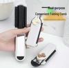 Folding Pocket Comb and Mirror - Women's Airbag Cushion for Smooth Hair and Massage