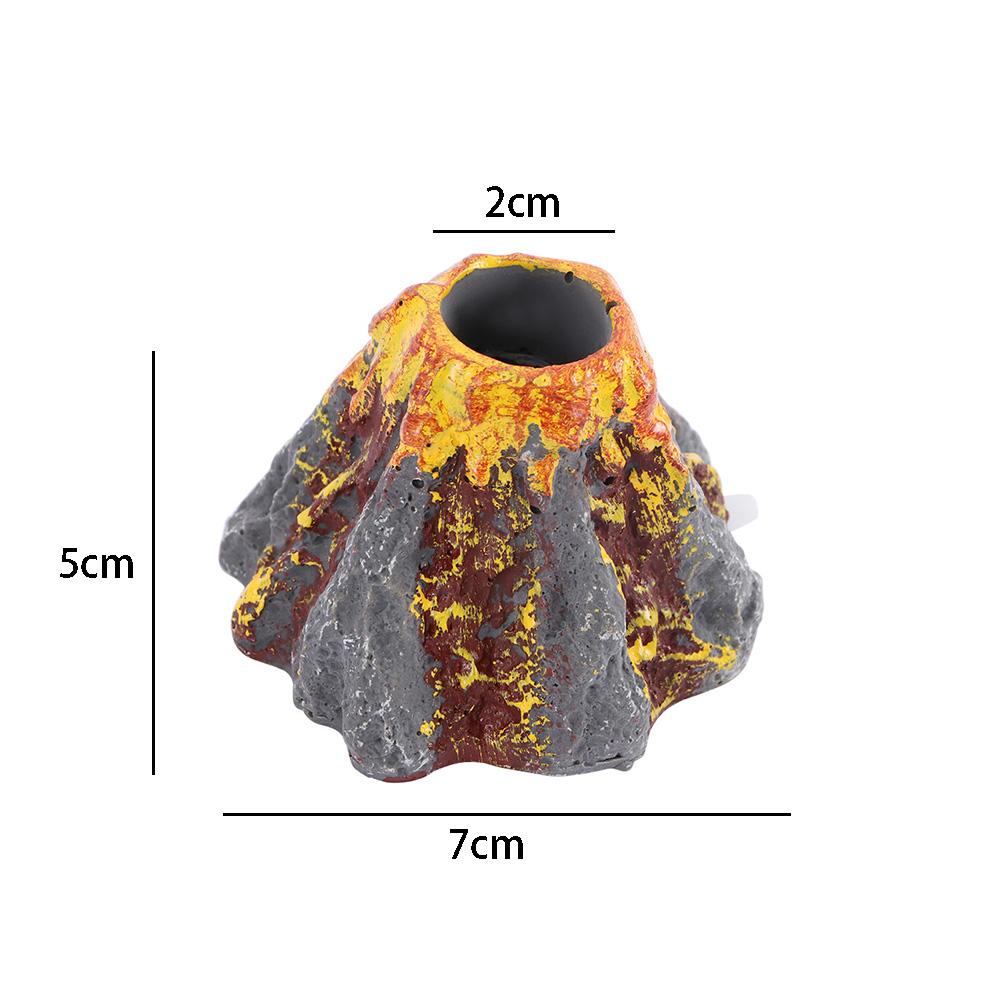 Volcano Pet Supplies Aquarium Fish Tank Decor Micro-landscape Aquatic Pet Supplies Air Stone