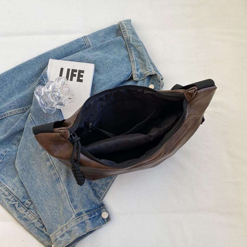 Женская сумка большой вместимости, мягкая кожаная сумка через плечо, большая сумка