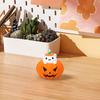 Halloween Ghost Figurine 3D Printed Pumpkin Resin Decor Figure Tiny Figurine Miniature Ornament Halloween Decoration