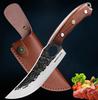 Ring Forging Slaughter Knife Small Machete Household Kitchen Knives Carry A Dividing Knife Boning Knife Cutting Vegetables and Meat Knife
