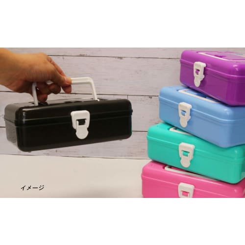 KOKUBO Industries Storage Case Stack Box, Clear, 7 X 13 X 20 Cm, 3808