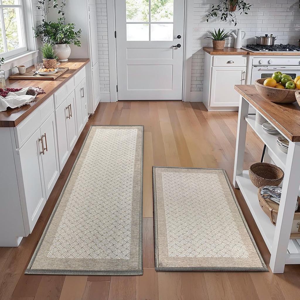 Противоусталостный, нескользящий, прочный, влагопоглощающий, моющийся коврик из полиэстера для спальни, прачечной, прихожей, пола и домашнего декора.