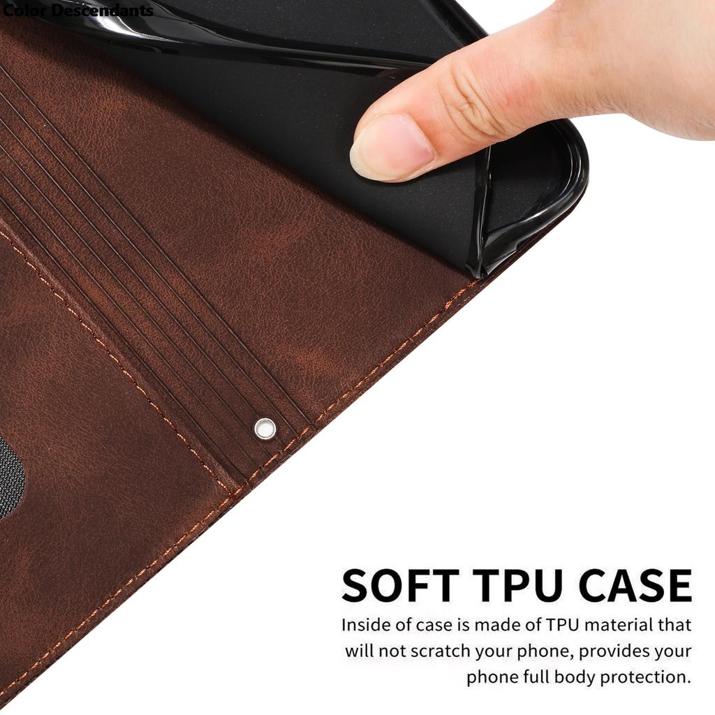 For Realme 14 Pro Plus 5G Phone Case Magnetic Wallet Texture Book Funda Realme 13 12 11 10 Pro Plus Realme11 14X 12X Flip Cover