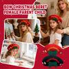 Personalized Customized Christmas Beret For Women And Children Woolen Hat For Christmas Painter