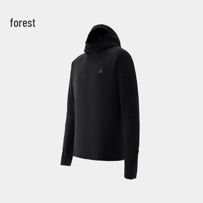 Мужская футболка KOLON SPORT с капюшоном, длинным рукавом, светоотражающая, для трейлраннинга