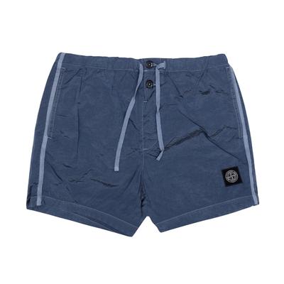 Мужские плавки Stone Island S Эко Нил Металлическая нашивка с логотипом l1S15b100003 S00