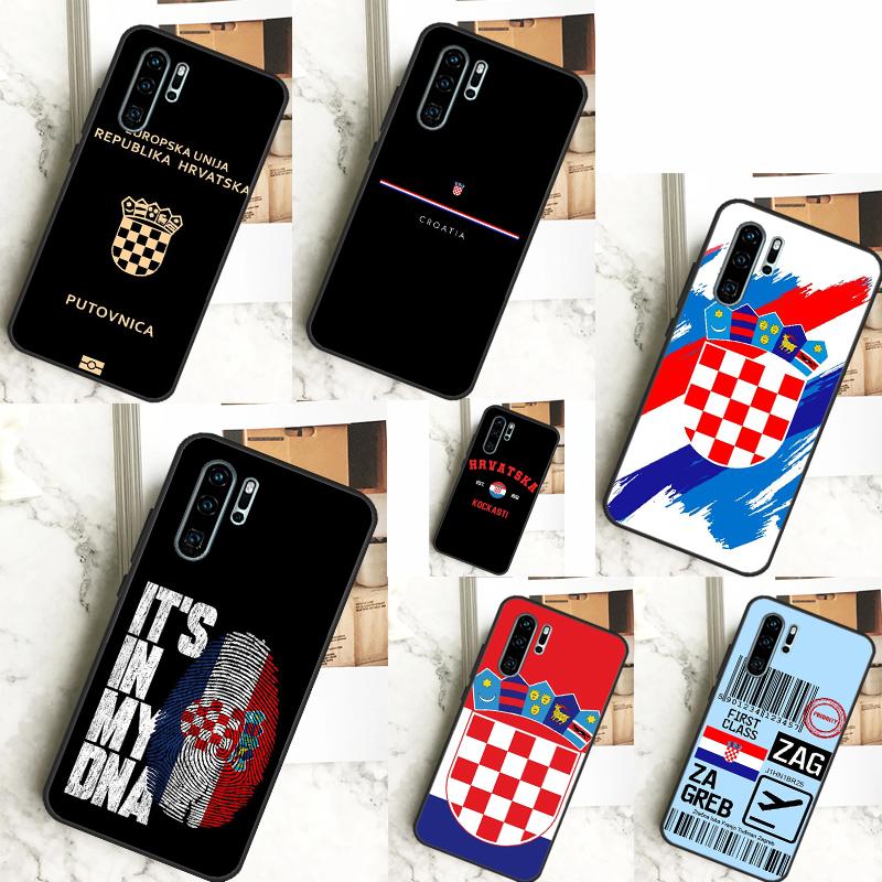 Croatia flag Case For Huawei Nova 9 SE 10 5T 11i 8i 7i 3i Y61 Y91 Y60 Y70 Y90 P20 P40 Lite P30 Pro Cover