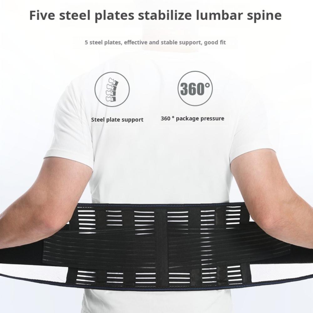 Adjustable Back Brace for Men & Women - Breathable Waist Lumbar Lower Back Support Belt for Sciatica Herniated Disc Scoliosis