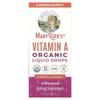 Органический витамин А в жидких каплях, без вкуса, 750 мкг, 1 жидкая унция (30 мл)