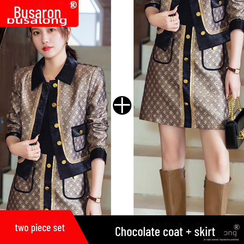 Busaron Women's Formal Long-Sleeved Suit & Trousers for Interviews and Sales Work