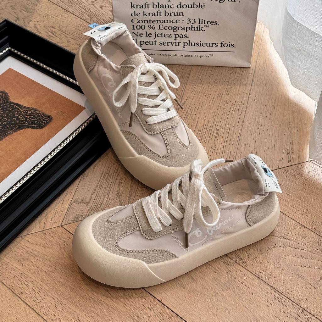 Весенне-летние новые студенческие женские туфли, маленькие белые туфли, дышащие повседневные кеды, универсальные модные одинарные туфли