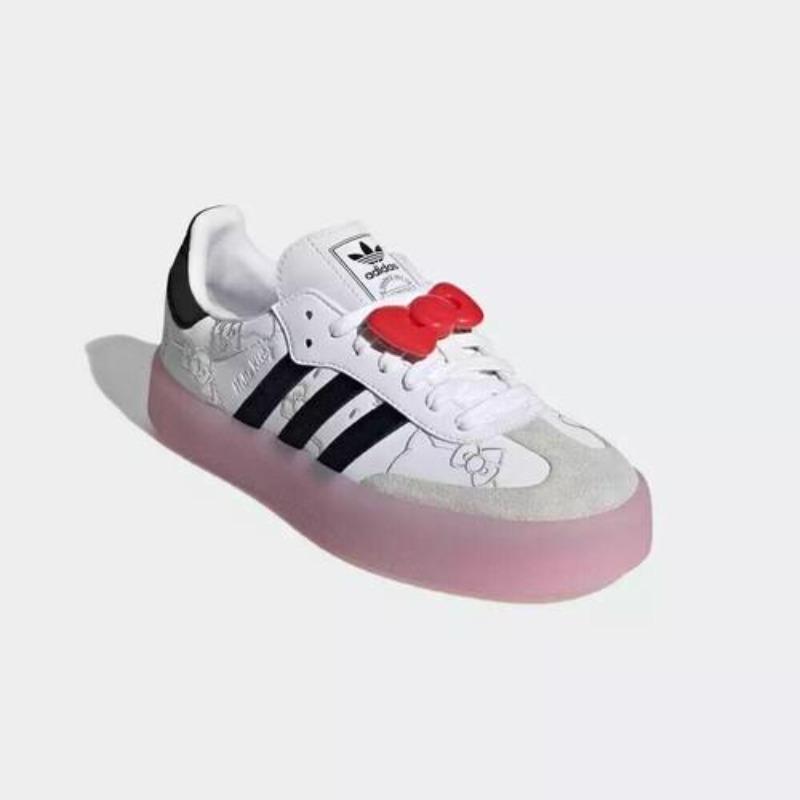 adidas Hello Kitty x Sambae Белый Черный Прозрачный Розовый W - IG4450