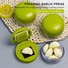 Garlic Chopper Mini Garlic Crusher Stainless Steel Press for Vegetables Onion Ginger Chili Peanut 2-Pack