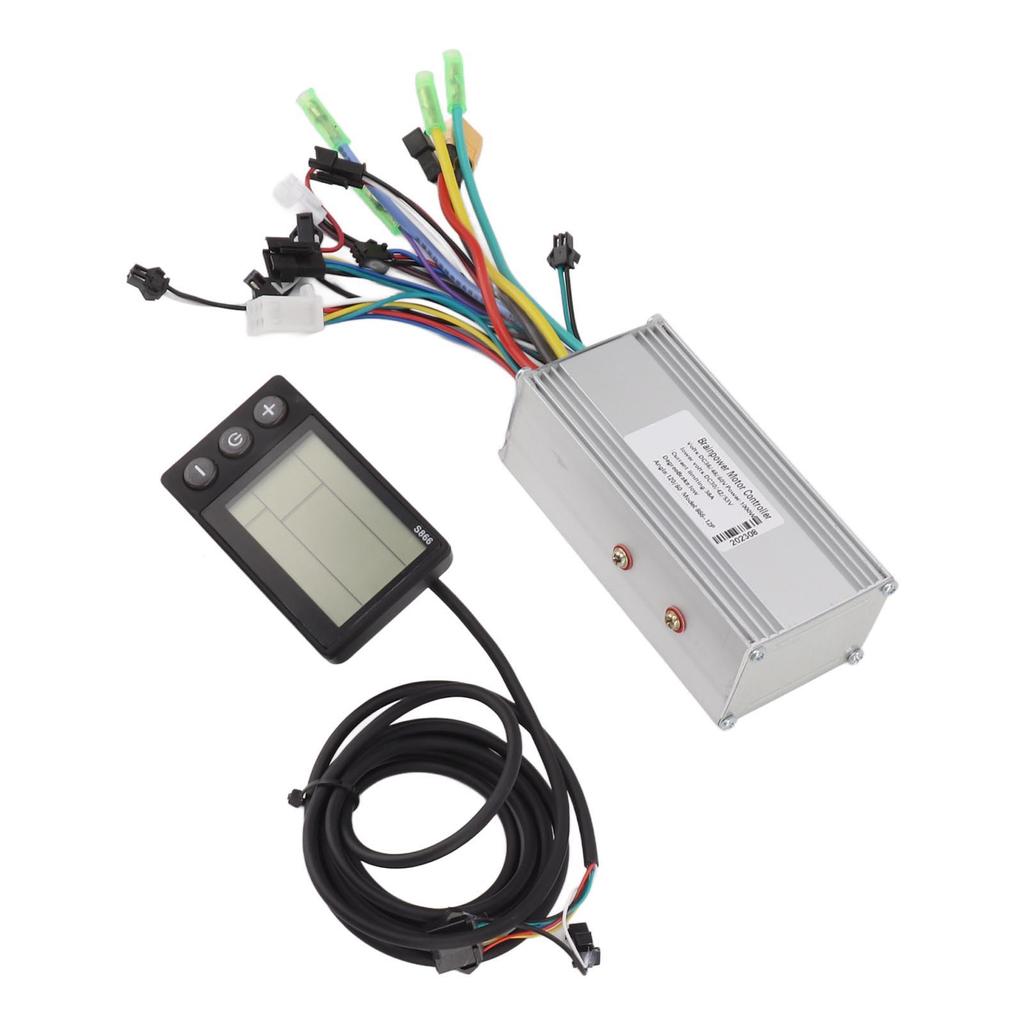 36В 48В 60В 1000Вт 38А 3-режимный синусоидальный контроллер контроллер бесщеточного двигателя комплект ЖК-дисплея 866 электровелосипед велосипед