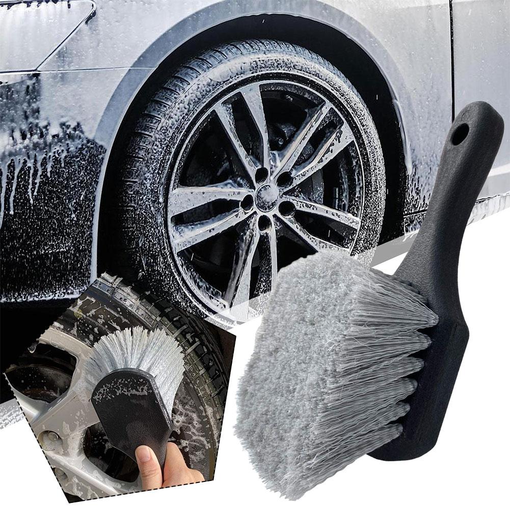 Universal Car Tire & Wheel Cleaning Kit - Detailing & Towel Accessories Brushes Wash P0E3